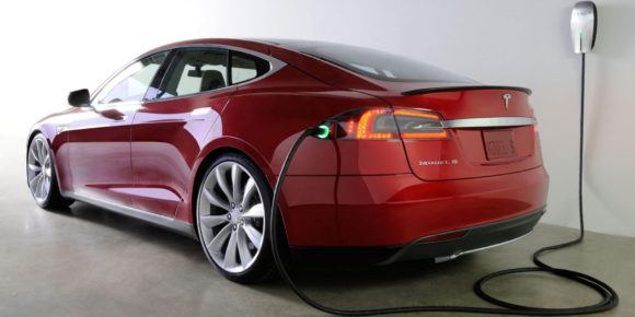 Tesla Model S all electric sedan a beauty