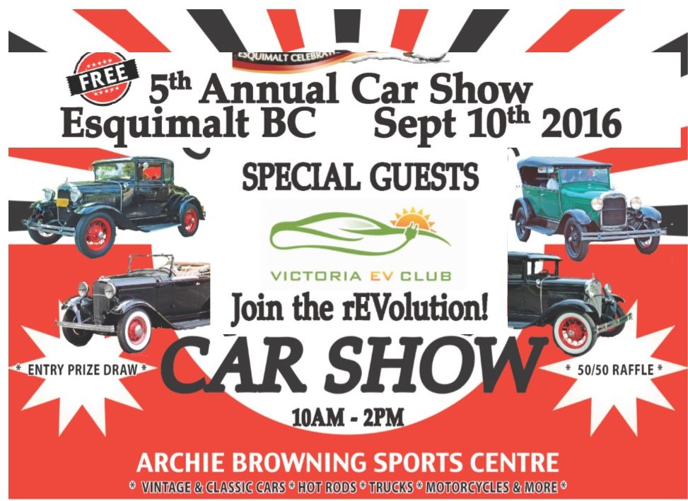 Esquimalt Cars Rods & Rides Show – Sept 10