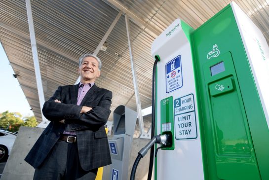 BCIT opens solar-powered electric car charging station