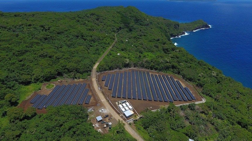 Tesla outfits island with over 5,300 solar panels