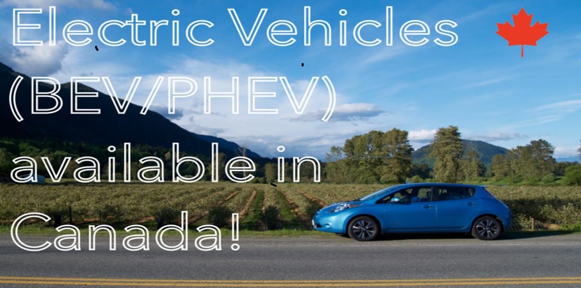 Available EVs in Canada