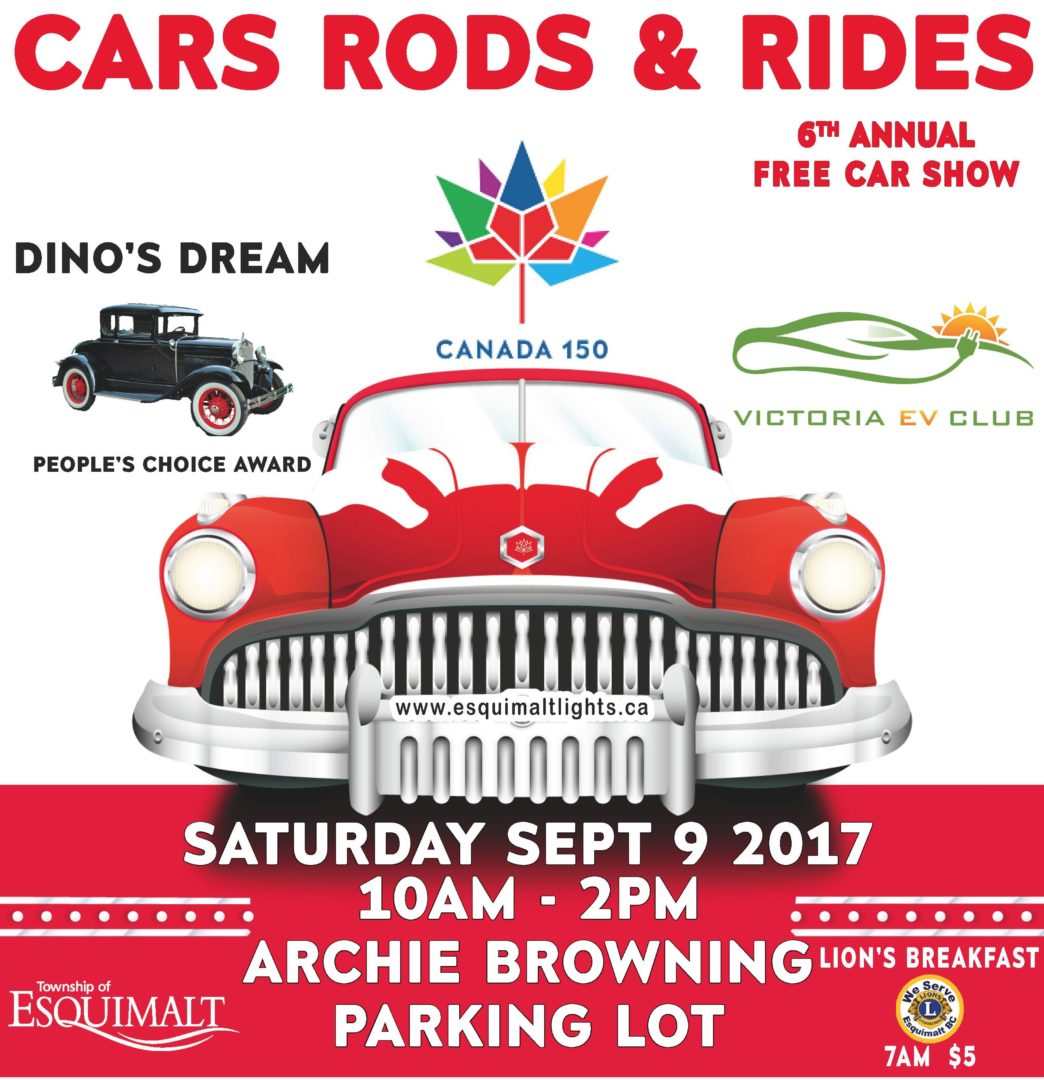 Esquimalt Car Show – Saturday Sept 9, 2017