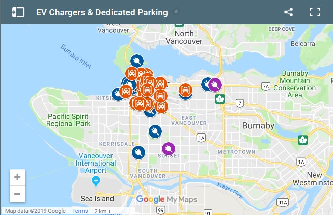 Vancouver Launches Dedicated EV Parking